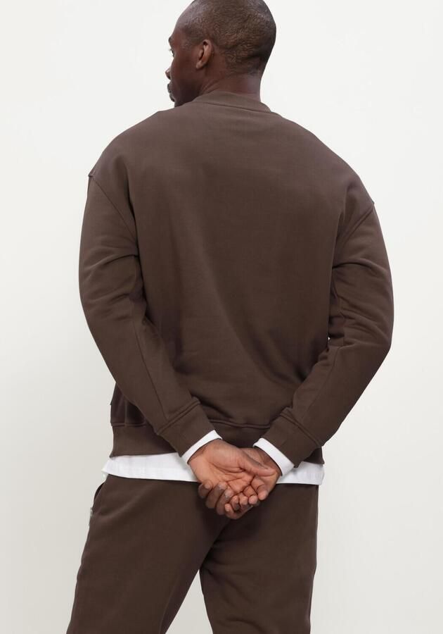 GENTI Heren Truien & Vesten Sweat Crew Bruin - Foto 3