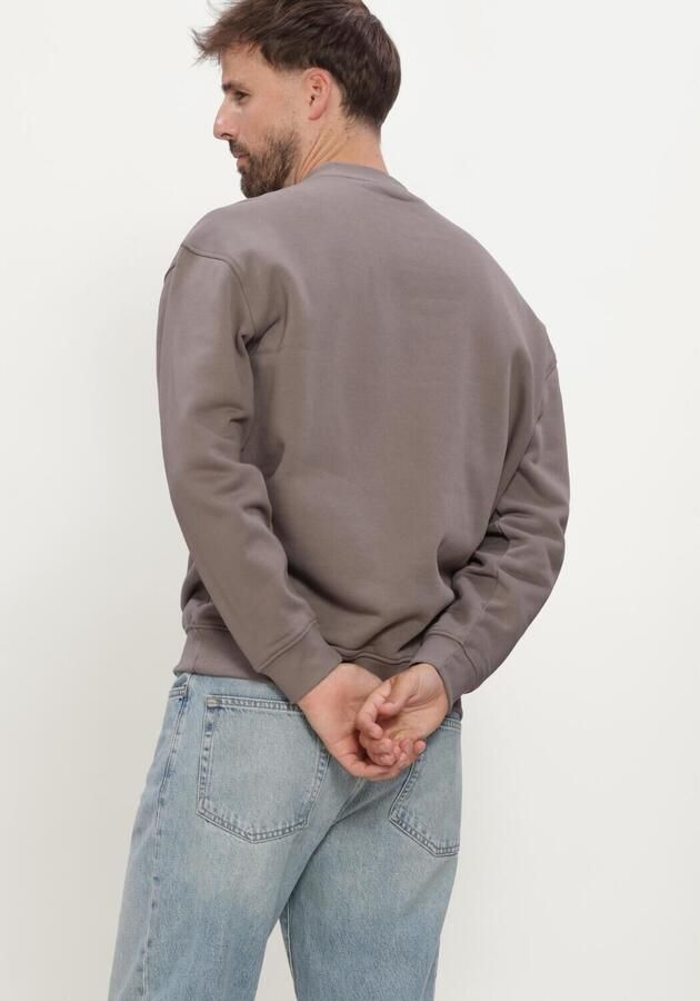 GENTI Heren Truien & Vesten Sweat Crew Taupe - Foto 3
