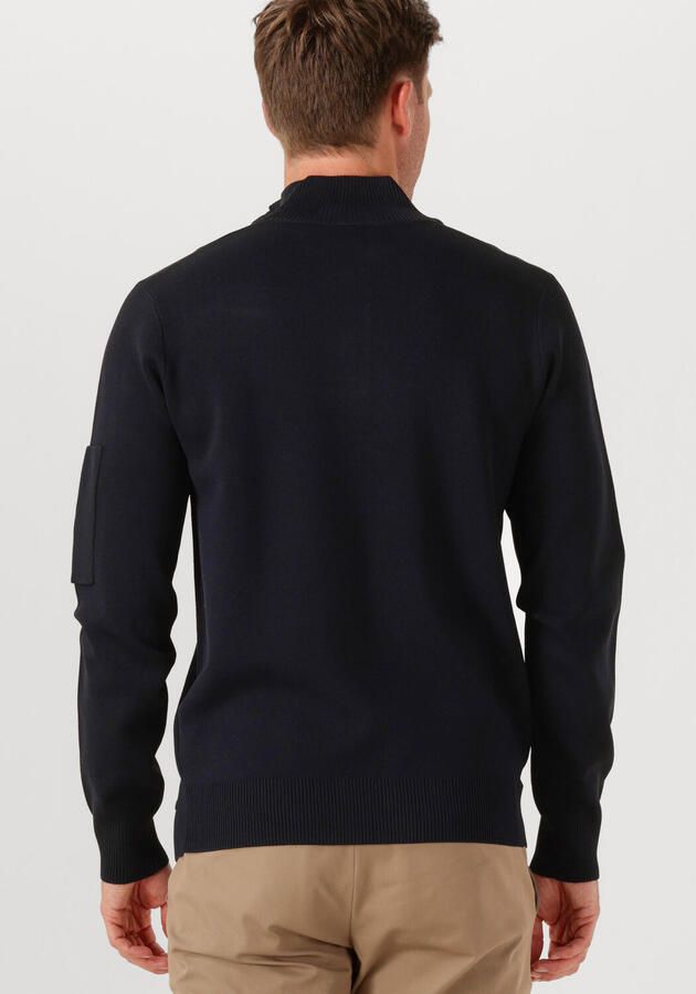 GENTI Heren Truien & Vesten Turtle 3 Button Ls Donkerblauw - Foto 2