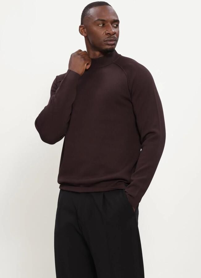GENTI Heren Truien & Vesten Turtle Ls Bordeaux