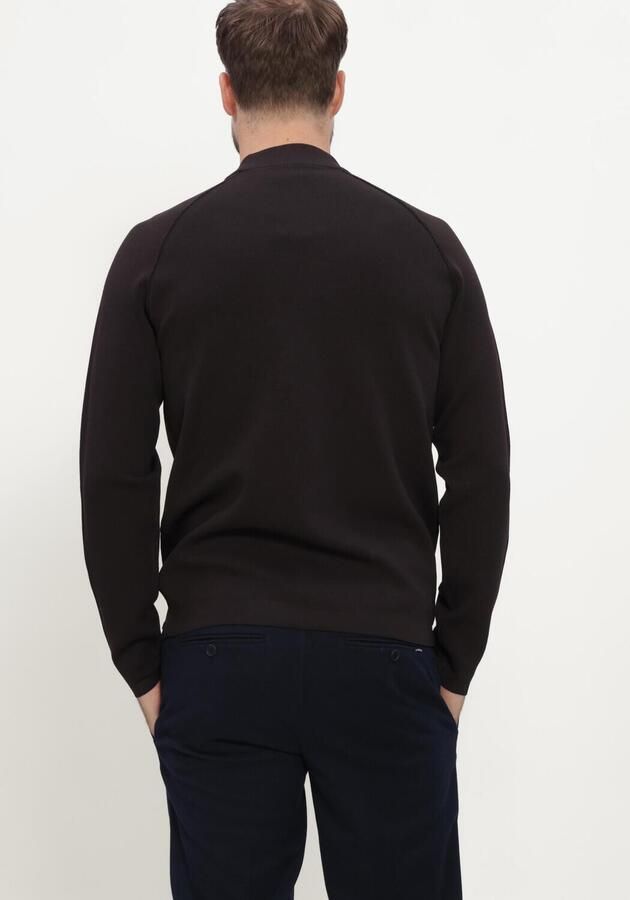 GENTI Heren Truien & Vesten Turtle Ls Bruin - Foto 4