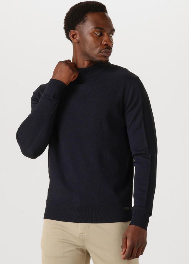 GENTI Heren Truien & Vesten Turtle Ls Donkerblauw - Foto 4