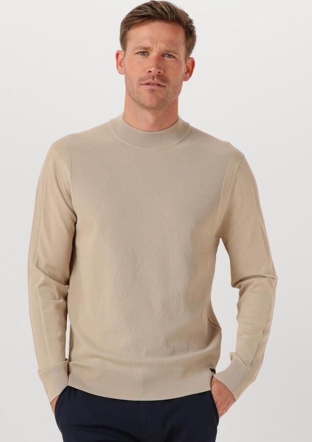 GENTI Heren Truien & Vesten Turtle Ls Zand - Foto 4