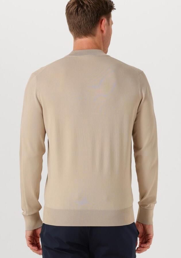 GENTI Heren Truien & Vesten Turtle Ls Zand