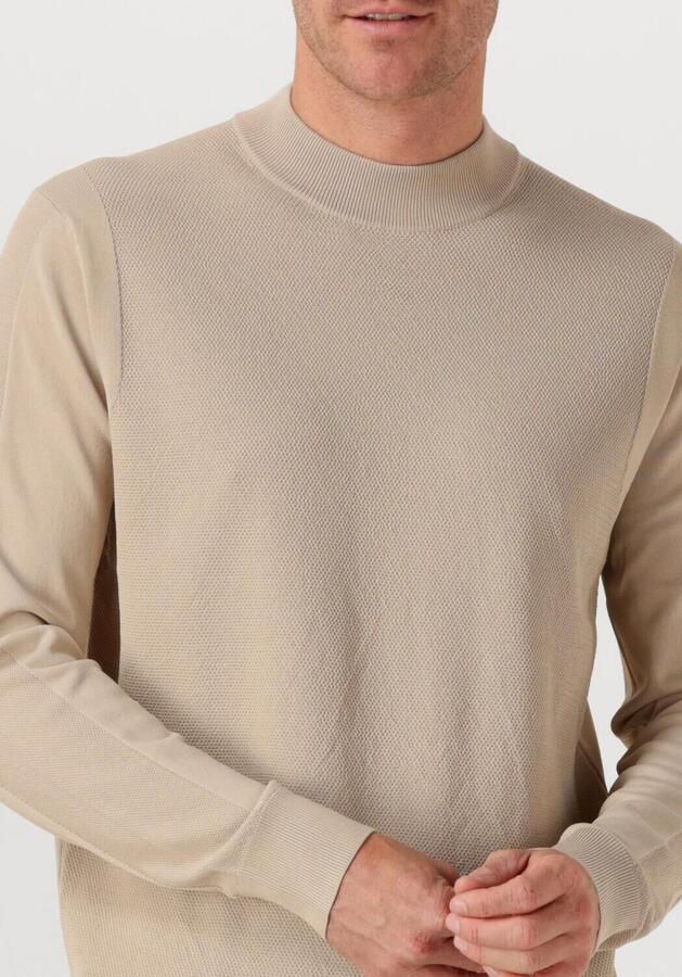 GENTI Heren Truien & Vesten Turtle Ls Zand - Foto 2