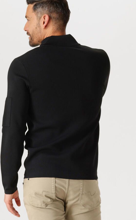 GENTI Heren Truien & Vesten Turtle Zip Zwart - Foto 3