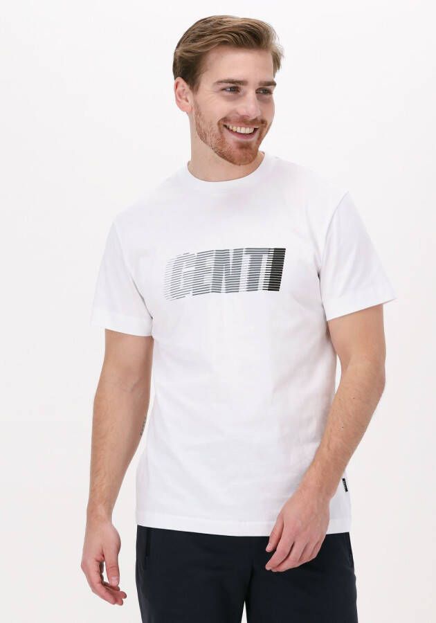 GENTI Heren Polo's & T-shirts J5055-1236 Wit