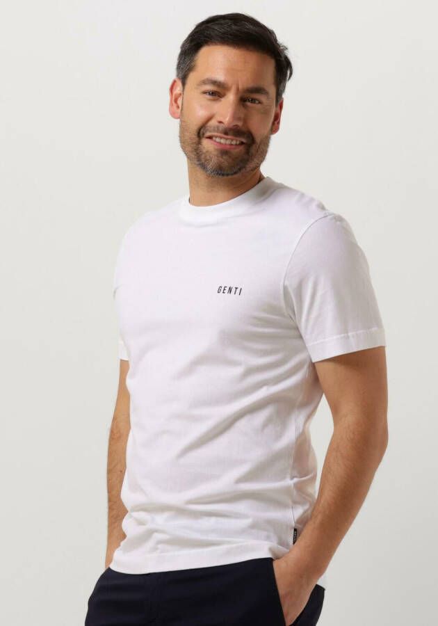 Genti Witte T-shirt J7052-1223