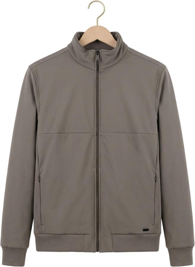 GENTILUOMO Heren Jassen Jacket Material Mix Taupe - Foto 2