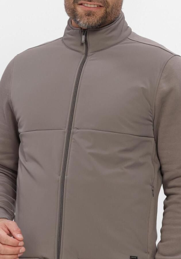 GENTILUOMO Heren Jassen Jacket Material Mix Taupe - Foto 4