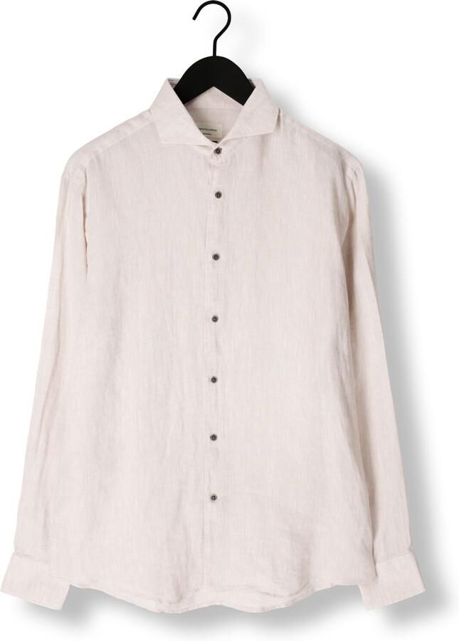 Gentiluomo Casual Zand Overhemd Beige Heren