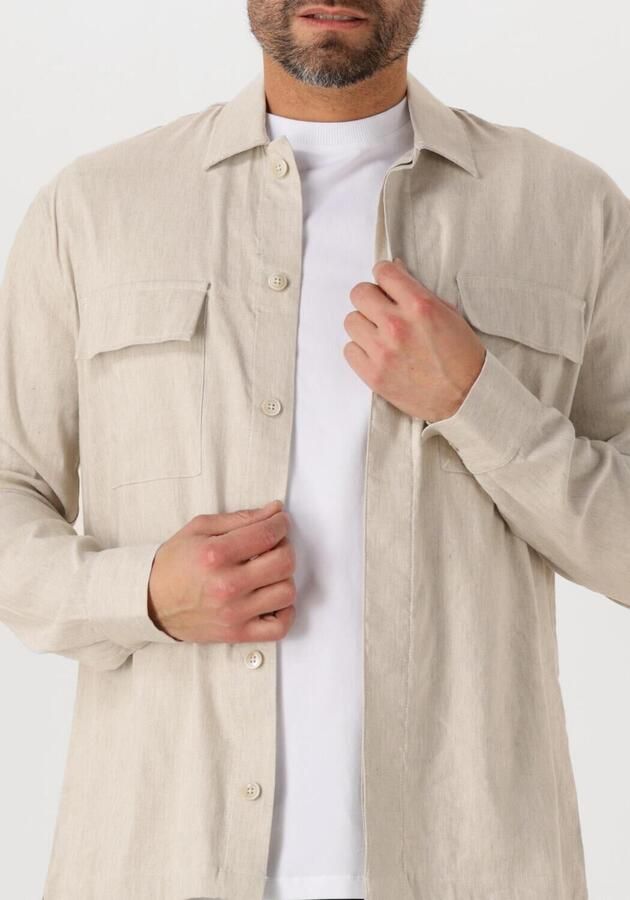 GENTILUOMO Heren Overshirts Treviso S2055-850 Ecru - Foto 2