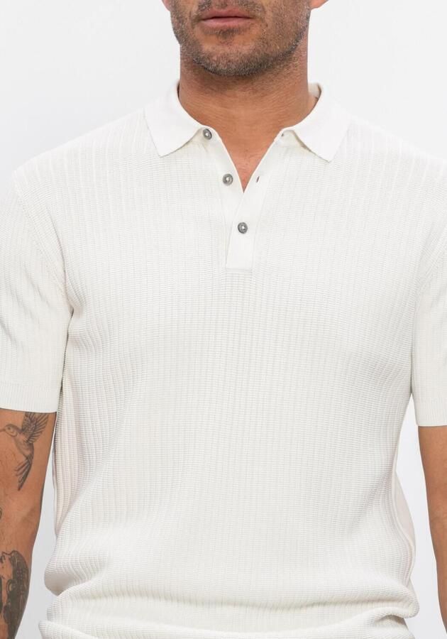 GENTILUOMO Heren Polo's & T-shirts Polo 3 Buttons Ss Gebroken Wit - Foto 3