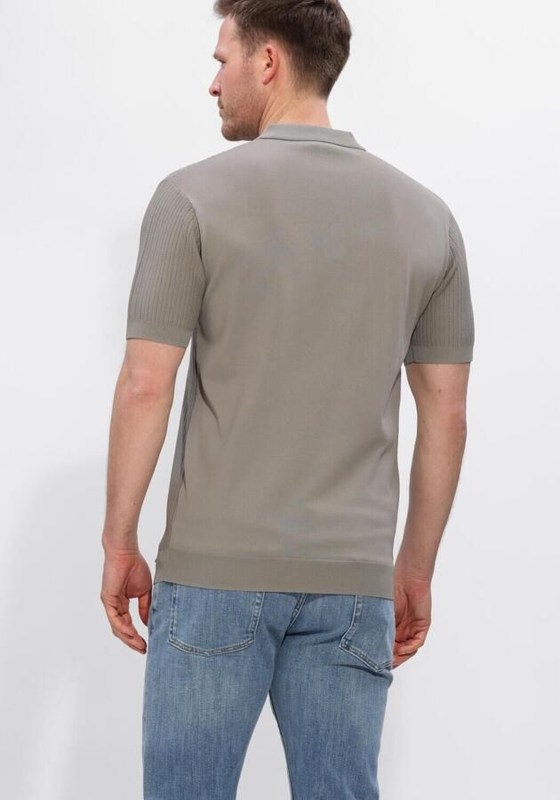 GENTILUOMO Heren Polo's & T-shirts Polo 3 Buttons Ss Taupe - Foto 3