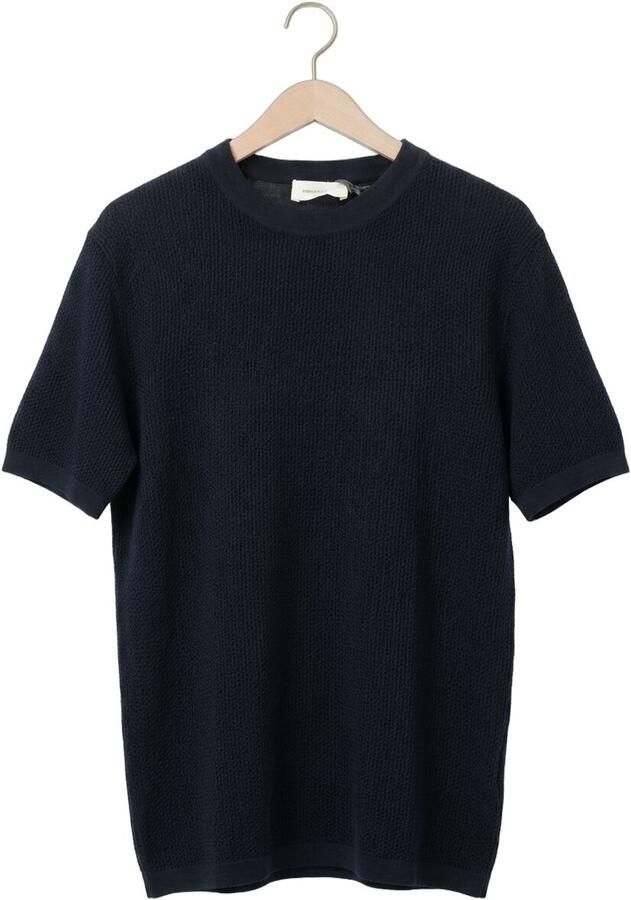 GENTILUOMO Heren Polo's & T-shirts Round Neck Ss Donkerblauw - Foto 2