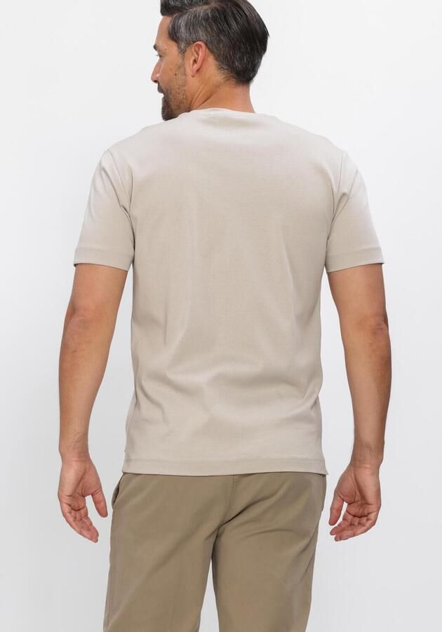 GENTILUOMO Heren Polo's & T-shirts T-shirt Ss Beige - Foto 2