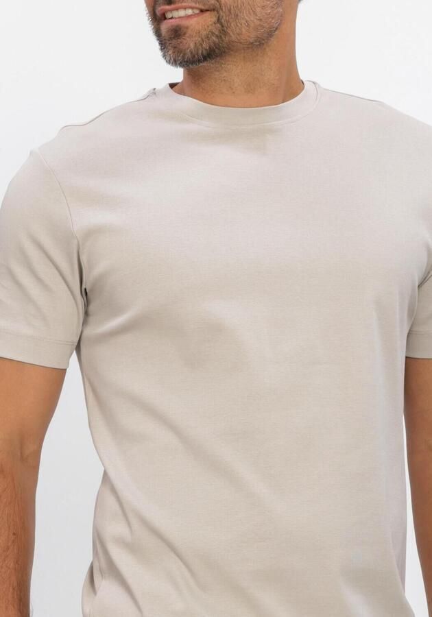 GENTILUOMO Heren Polo's & T-shirts T-shirt Ss Beige - Foto 3