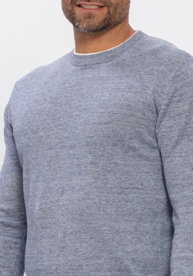 GENTILUOMO Heren Truien & Vesten Round Neck Ls Lichtblauw - Foto 2