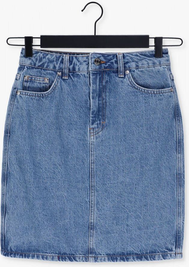Gestuz Blauwe Dena Hw Mini Skirt