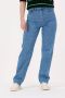 Gestuz Hoge Taille Blauwe Mom Jeans Blue Dames - Thumbnail 1
