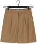 GESTUZ Dames Broeken Paula Mw Shorts Camel - Thumbnail 1