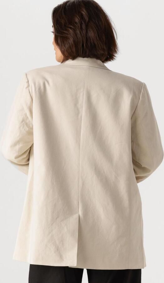 GESTUZ Dames Blazers Elarahgz Linen Blazer Gebroken Wit - Foto 3