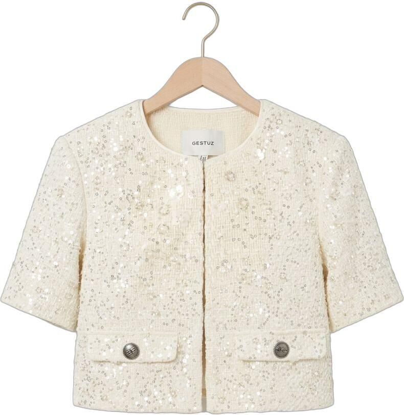 GESTUZ Dames Blazers Gzchanaya Ss Jacket Creme - Foto 2