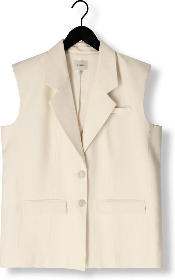 GESTUZ Dames Blazers Gzseaver Sl Waistcoat Ecru - Foto 2
