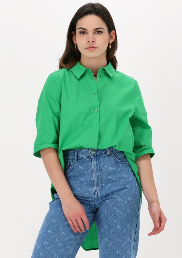 GESTUZ Dames Blouses Avali Ss Shirt Groen - Foto 4