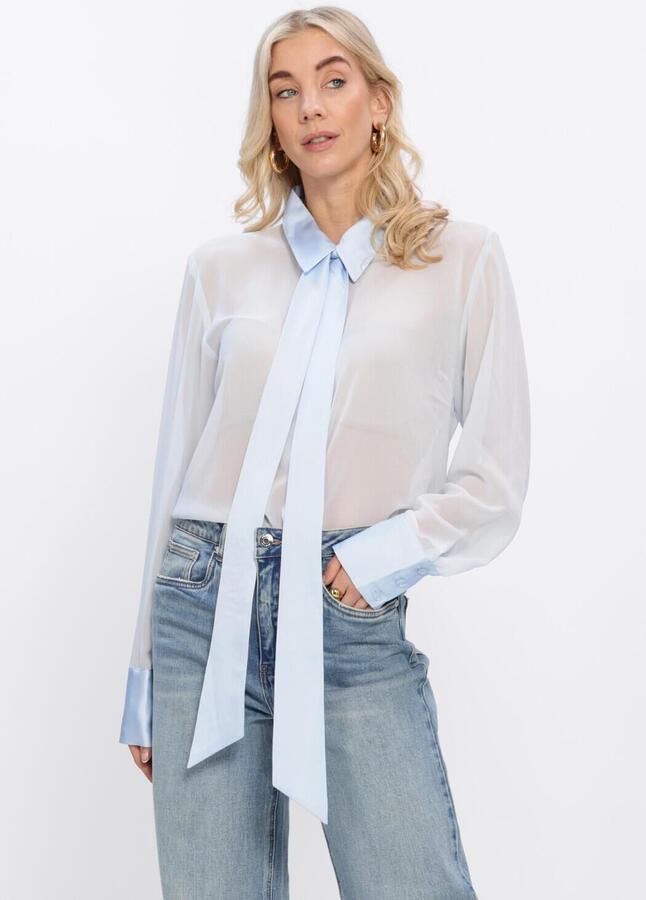 GESTUZ Dames Blouses Gzchif Shirt Lichtblauw