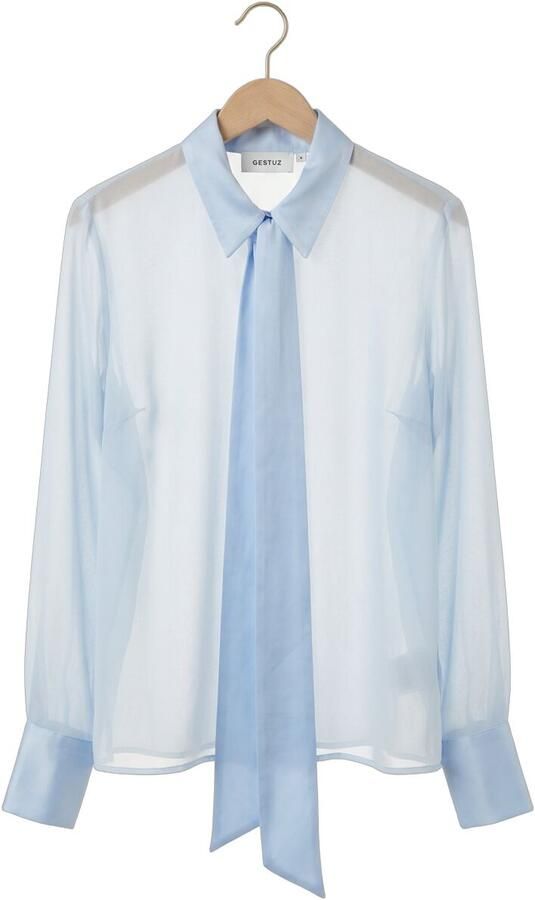 GESTUZ Dames Blouses Gzchif Shirt Lichtblauw - Foto 4