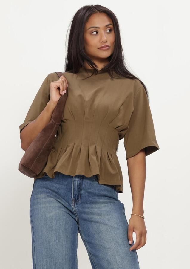GESTUZ Dames Blouses Gzinez Tee Olijf