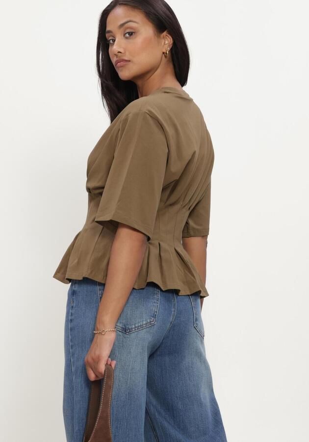 GESTUZ Dames Blouses Gzinez Tee Olijf - Foto 3
