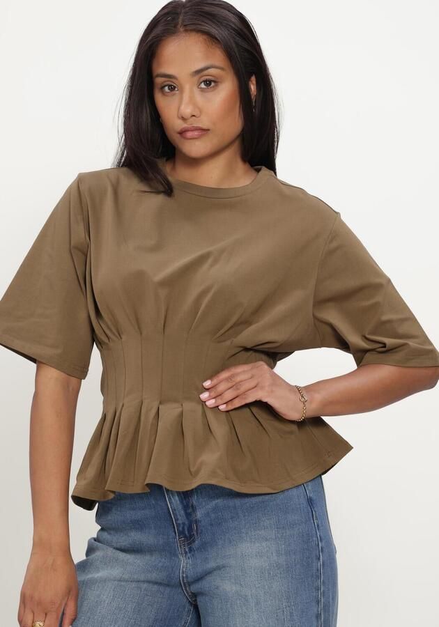 GESTUZ Dames Blouses Gzinez Tee Olijf - Foto 4