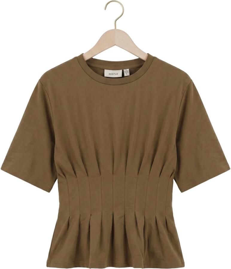 GESTUZ Dames Blouses Gzinez Tee Olijf - Foto 2