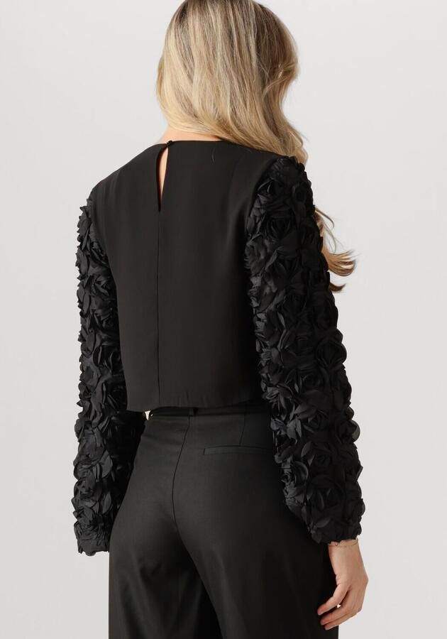 Gestuz Kort blouseshirt met ronde hals model 'Ingrid' - Foto 2