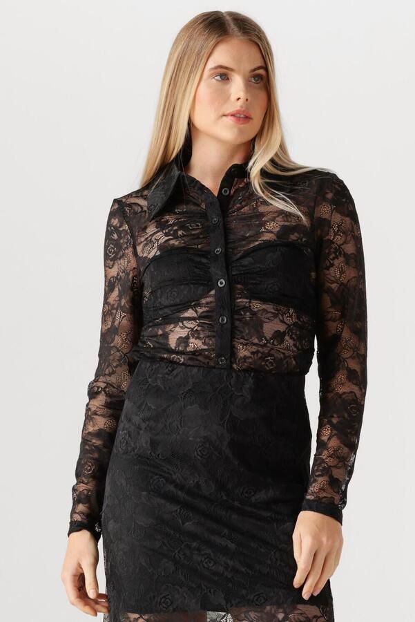 GESTUZ Dames Blouses Gzleala Shirt Zwart - Foto 4