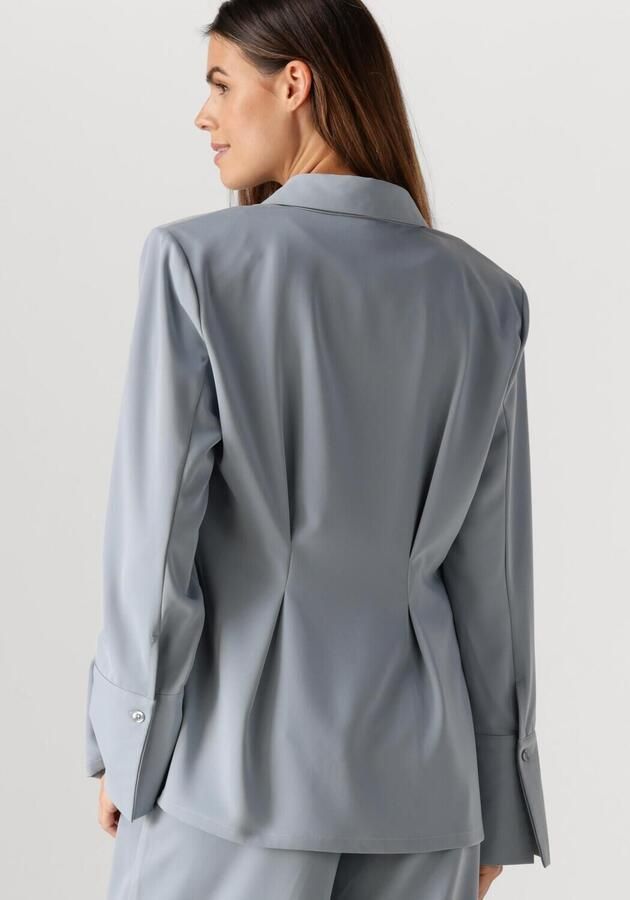 Gestuz Elegante Grijs Blauwe Overhemdblouse Blue Dames - Foto 2