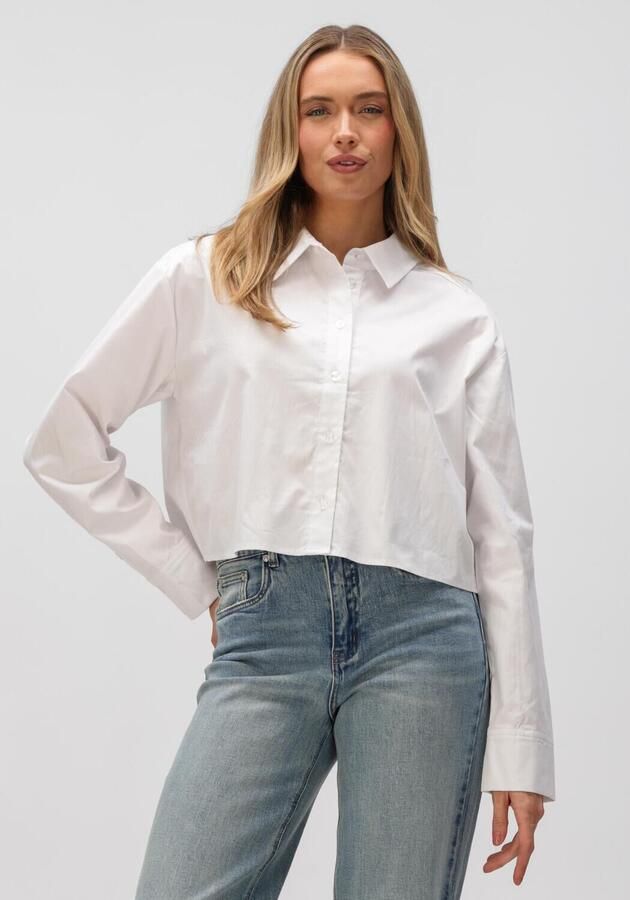 GESTUZ Dames Blouses Gzyork Short Shirt Wit