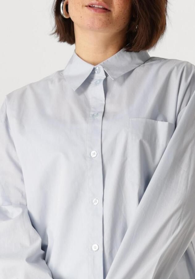 Gestuz Klassiek Oversized Overhemd met Lange Mouwen Blue Dames - Foto 2