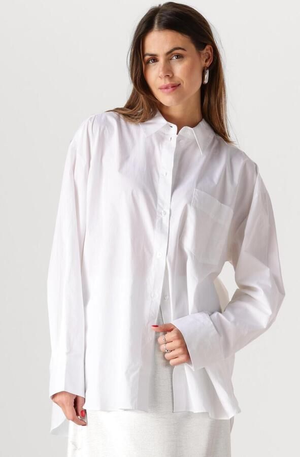 Gestuz Klassiek Oversized Overhemd Helderwit White Dames - Foto 4