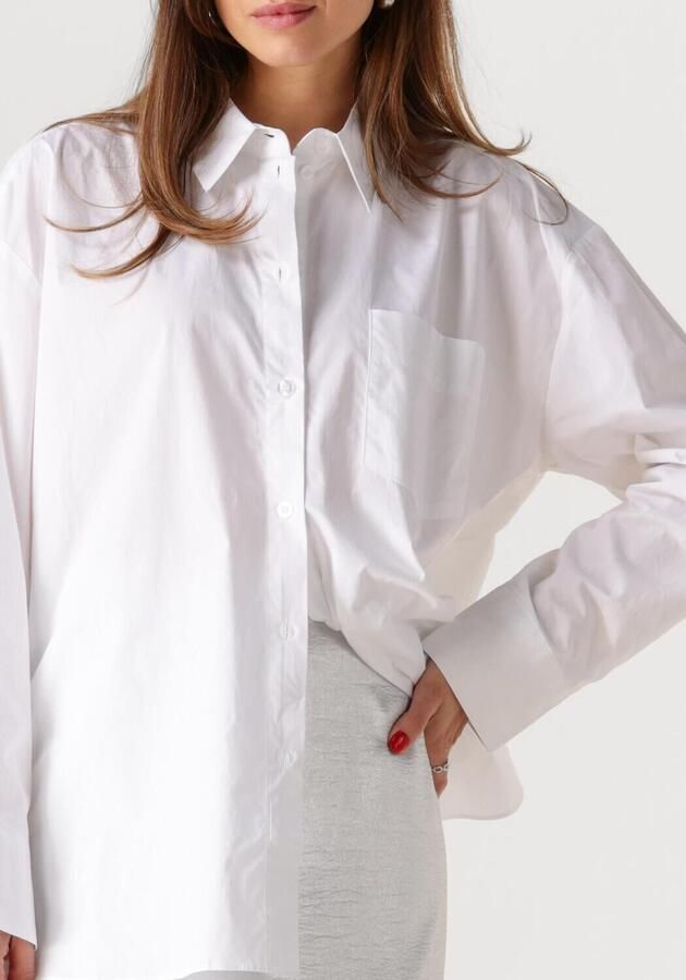 Gestuz Klassiek Oversized Overhemd Helderwit White Dames - Foto 2