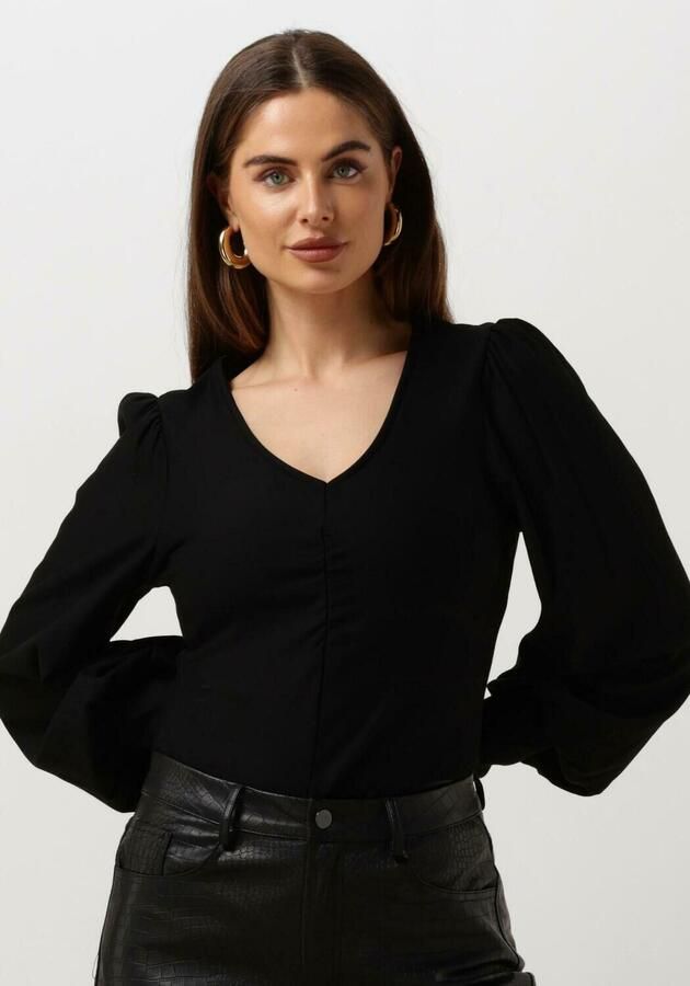 GESTUZ Dames Blouses Rifagz V-neck Blouse Zwart - Foto 4