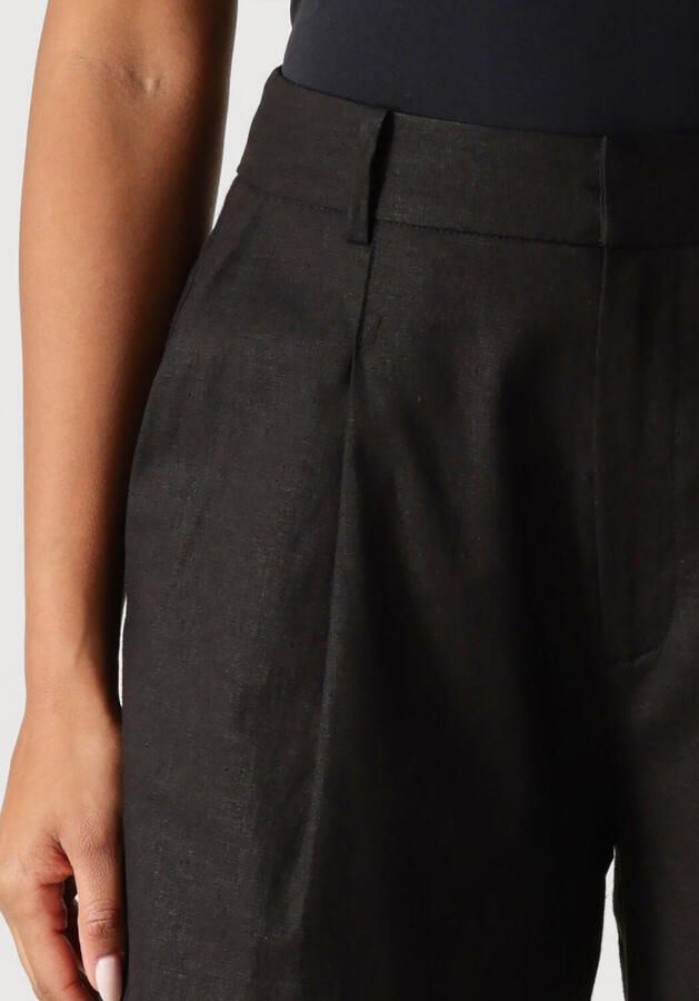 GESTUZ Dames Broeken Elarahgz Linen Hw Pants Zwart - Foto 2