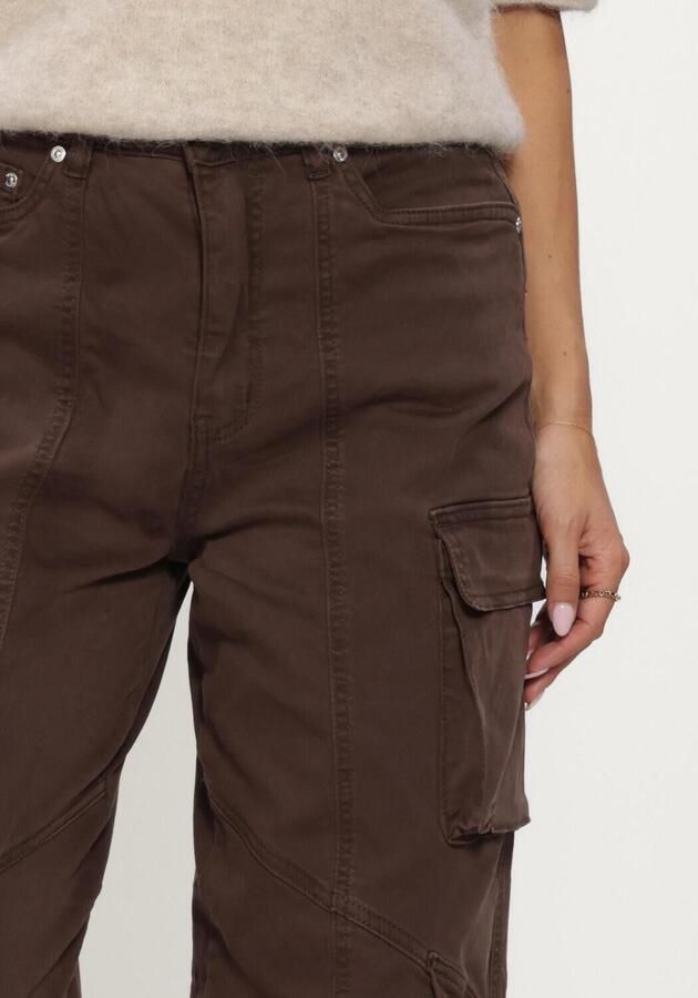 GESTUZ Dames Broeken Gzcargi Hw Pants Bruin - Foto 3