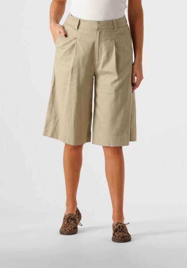 GESTUZ Dames Broeken Gzizza Linen Mw Short Groen - Foto 4