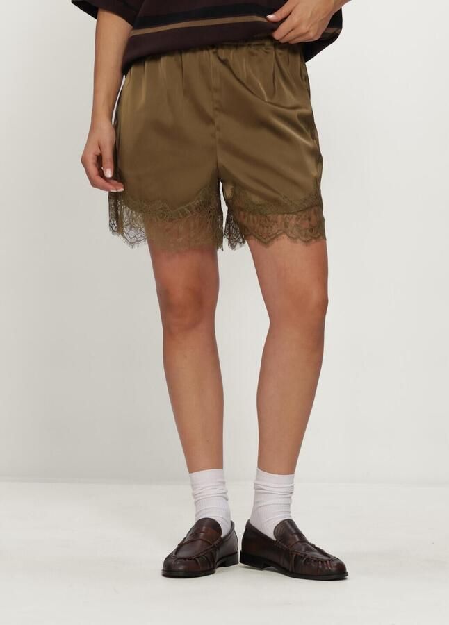 Gestuz short met kant en elastische band model 'lalou'