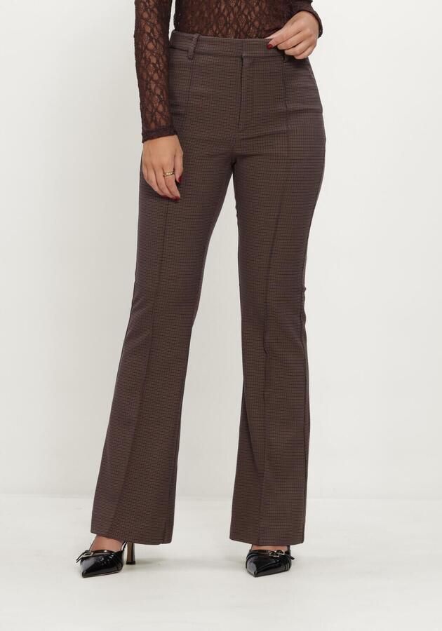 GESTUZ Dames Broeken Gzlamia Hw Pants Bruin