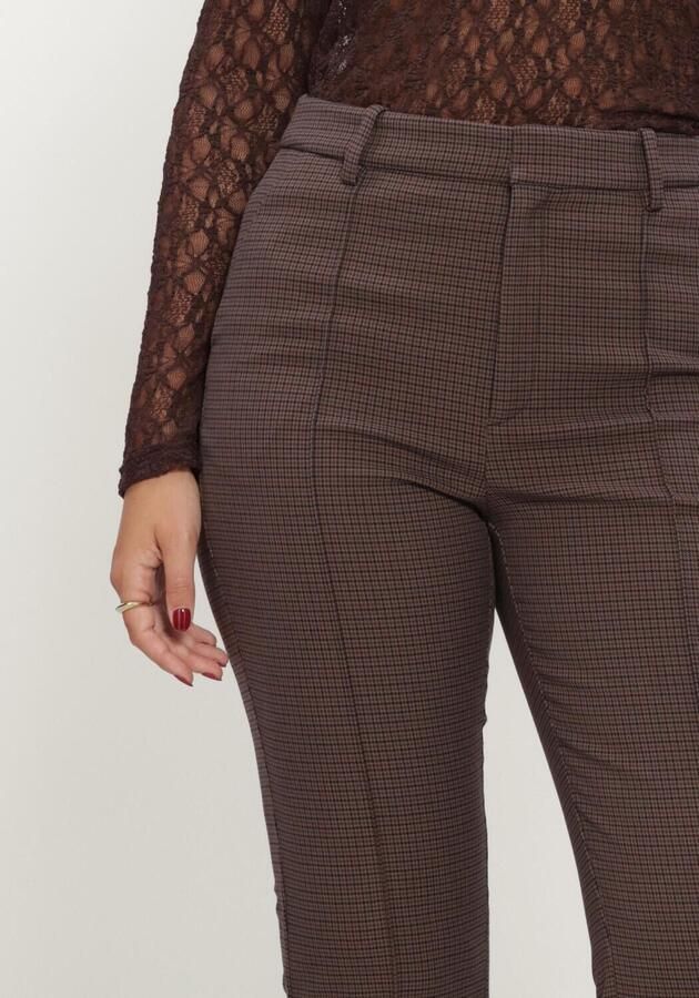 GESTUZ Dames Broeken Gzlamia Hw Pants Bruin - Foto 3