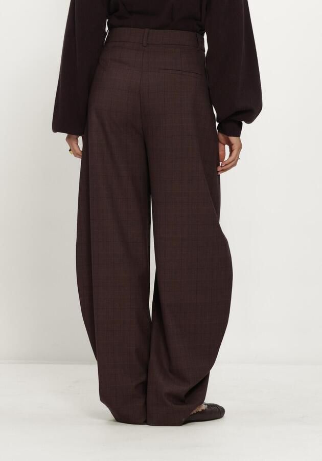 GESTUZ Dames Broeken Gzlavana Hw Pants Bruin - Foto 2